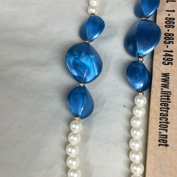 NWT Red Black silver necklace with earrings - Picture 6 of 6